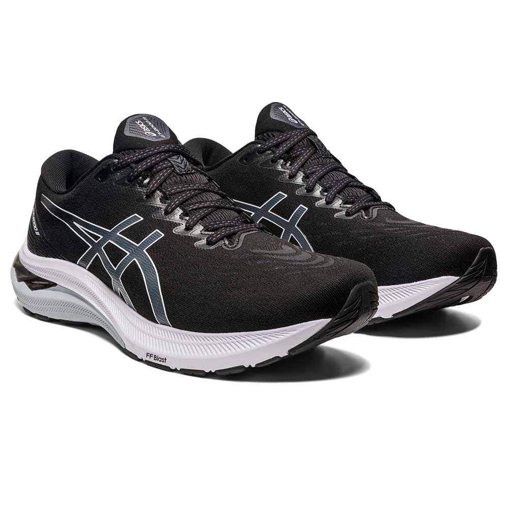 Men's GT-2000 11 Running Shoe- Black/White- Regular (D)