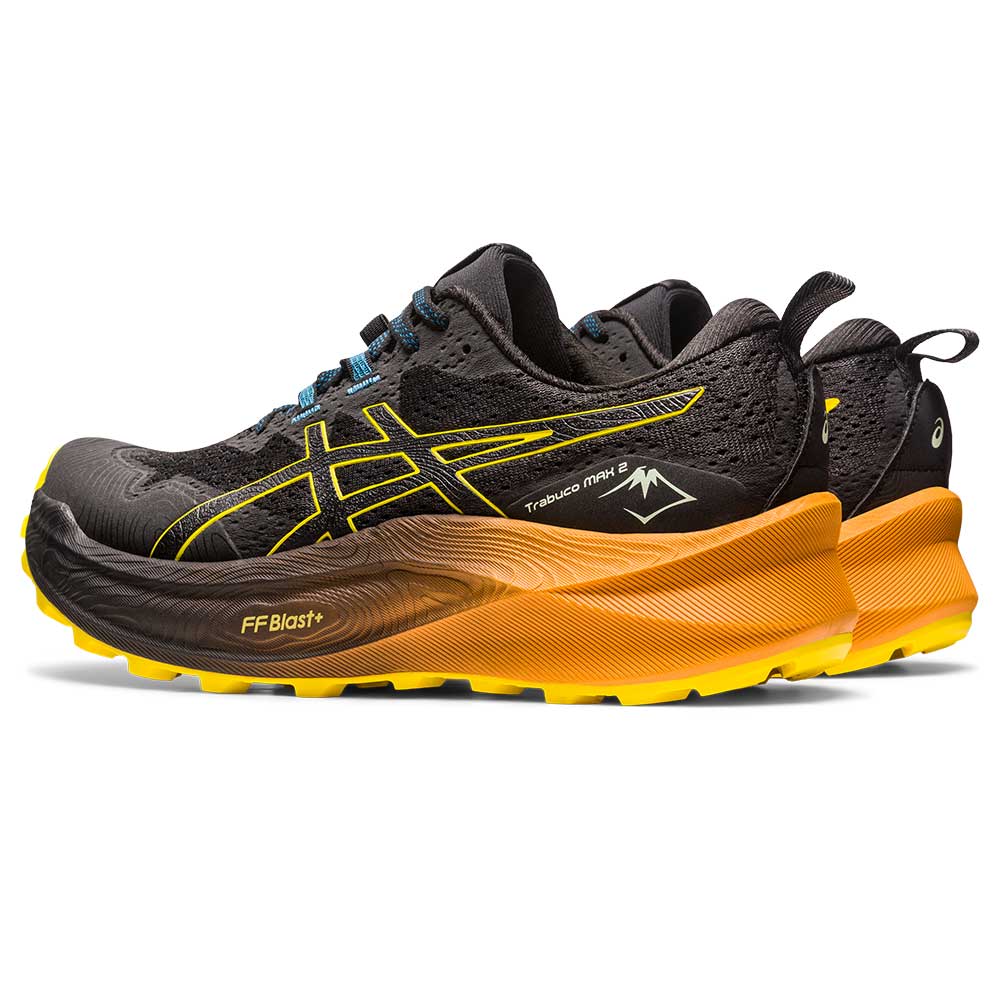 Men's Trabuco Max 2 Trail Running Shoe - Black/Golden Yellow - Regular (D)