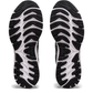 Women's Gel Cumulus 23 Running Shoe- Black/White — Wide (D)