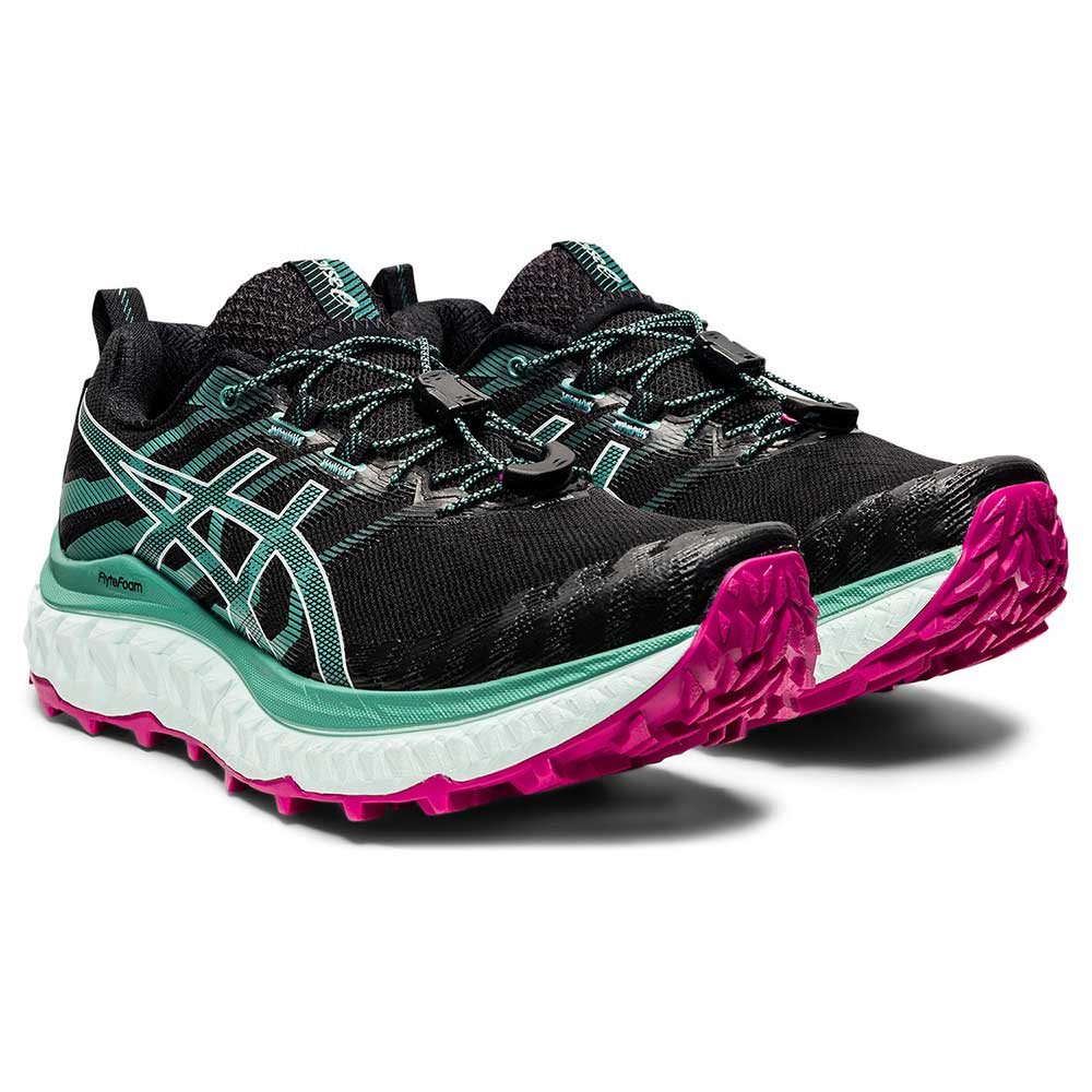 Women's Trabuco Max Trail Running Shoe - Black/Soothing Sea- Regular (B)