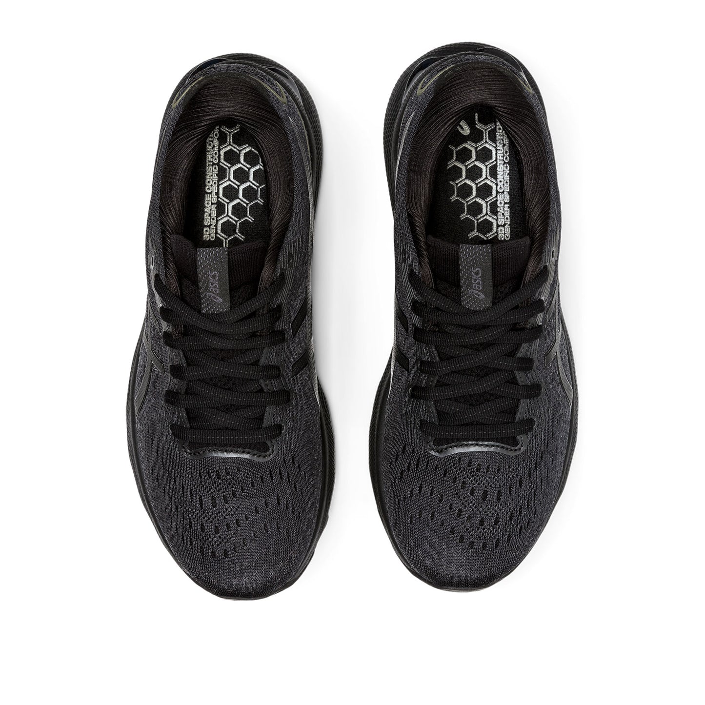 Women's Gel Nimbus 24 Running Shoe - Black/Black— Regular (B)