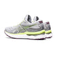 Women's Gel Nimbus 24 Running Shoe - Piedmont Grey/Lime Green— Regular (B)