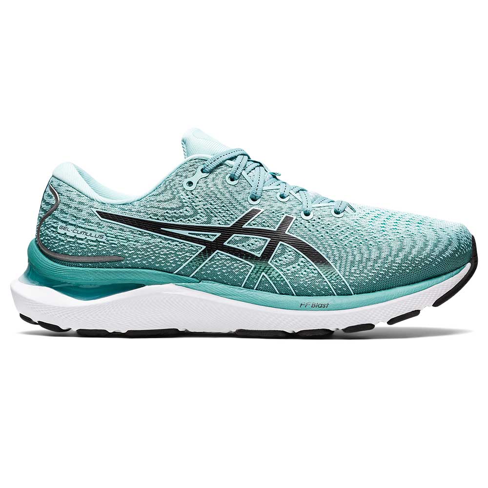 Women's Gel-Cumulus 24 Running Shoe - Oasis Green/Black - Wide (D)
