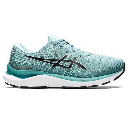 Women's Gel-Cumulus 24 Running Shoe - Oasis Green/Black - Wide (D)