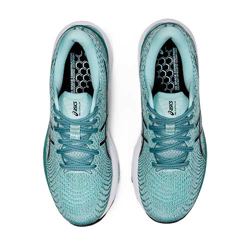 Women's Gel-Cumulus 24 Running Shoe - Oasis Green/Black - Wide (D)