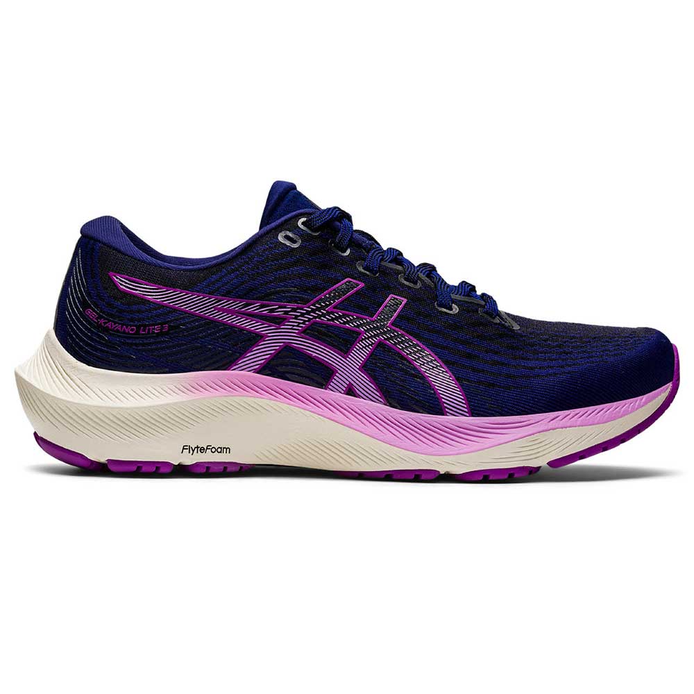 Women's Gel-Kayano Lite 3 Running Shoe - Dive Blue/Orchid - Regular (B)