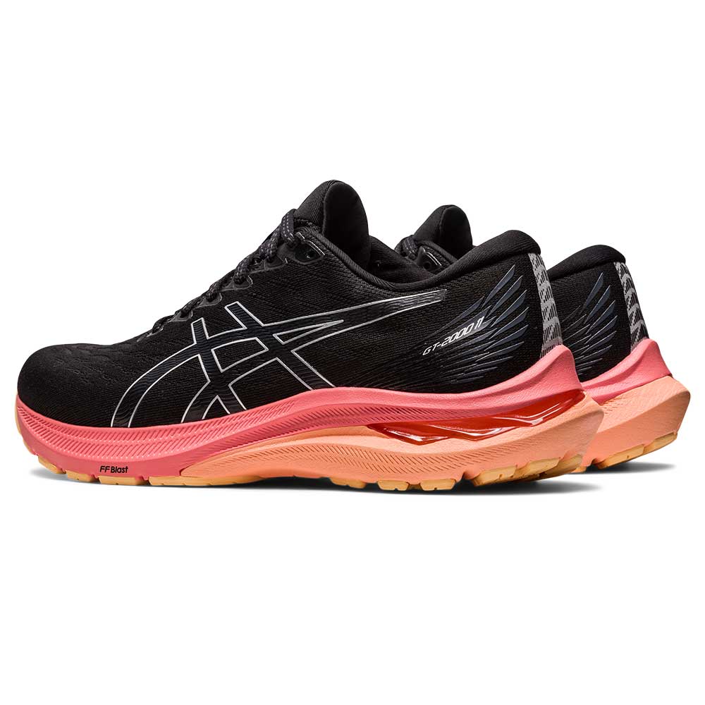 Women's GT-2000 11 Running Shoe - Black/Pure Silver - Wide (D)