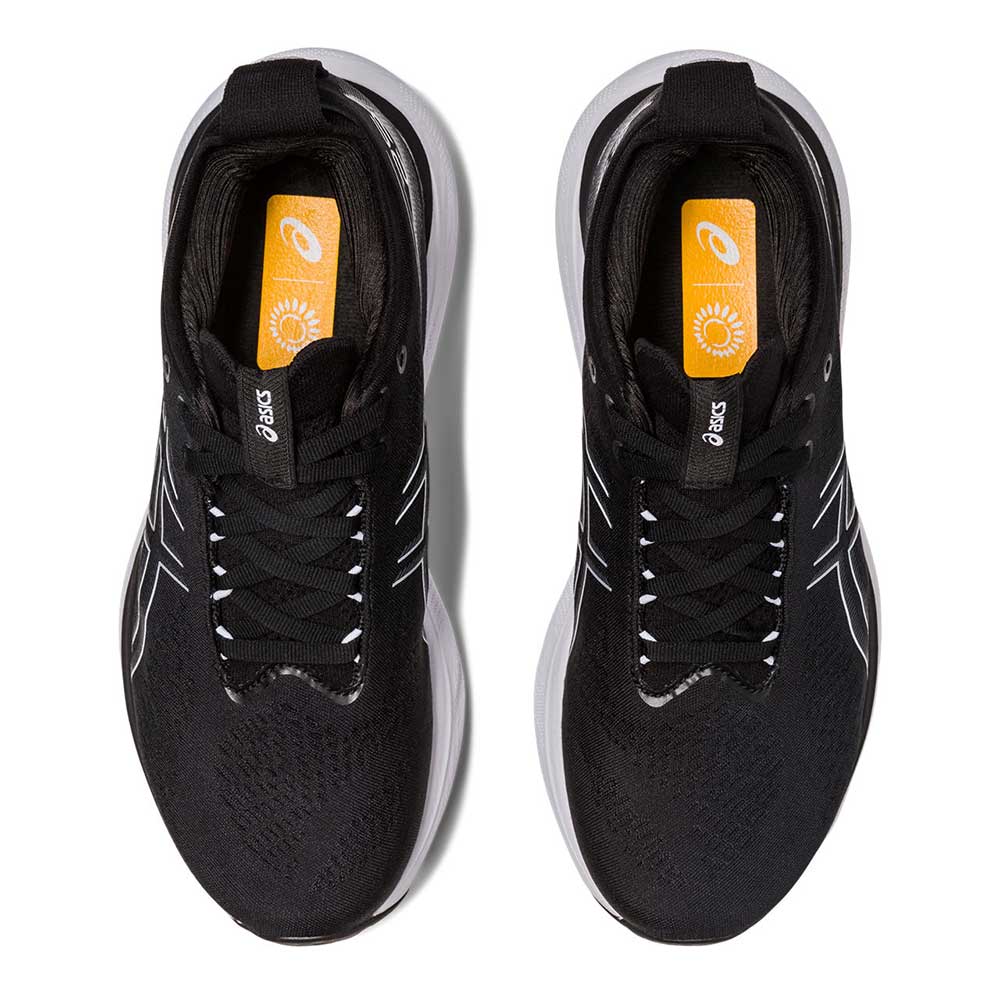 Women's Gel-Nimbus 25 Running Shoe  - Black/Pure Silver- Regular (B)