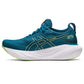 Women's Gel-Nimbus 25 Running Shoe - Ink Teal/Lime Green- Regular (B)