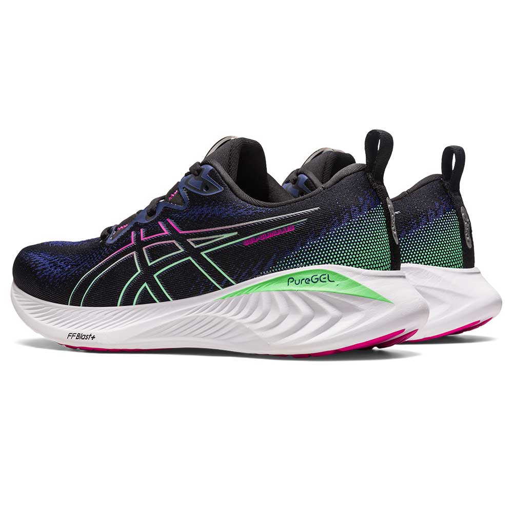 Women's Gel-Cumulus 25 Running Shoe - Black/Pink Rave- Regular (B)