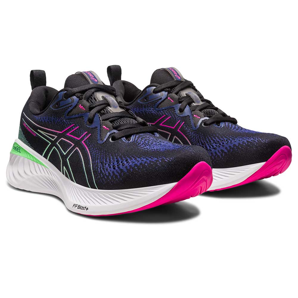 Women's Gel-Cumulus 25 Running Shoe - Black/Pink Rave- Regular (B)