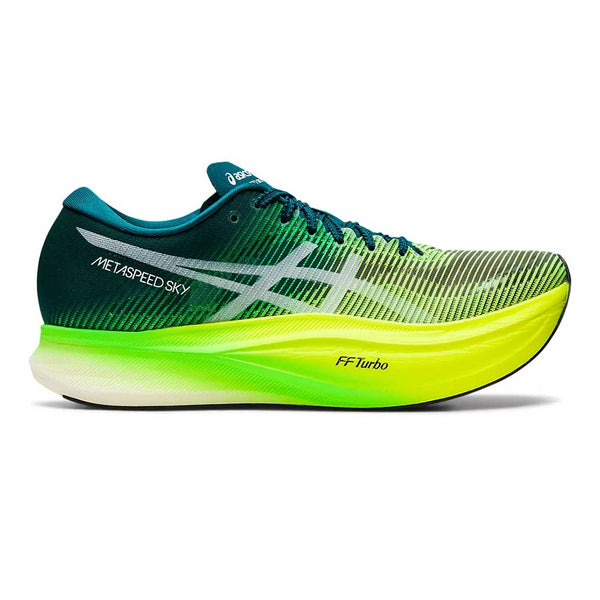 スパイク・シューズ speed sky+ 28cm Men's Metaspeed Sky+ Running Shoe- Velvet Pine/Safety Yellow
