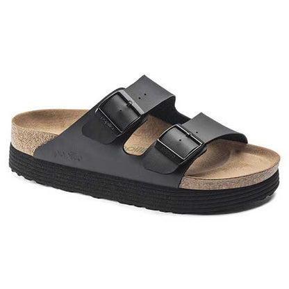 Arizona Platform Vegan - Birko Flor Black- Medium/Narrow