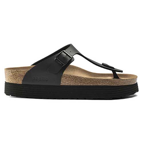 Gizeh Platform Vegan - Birko Flor Black- Regular/Wide