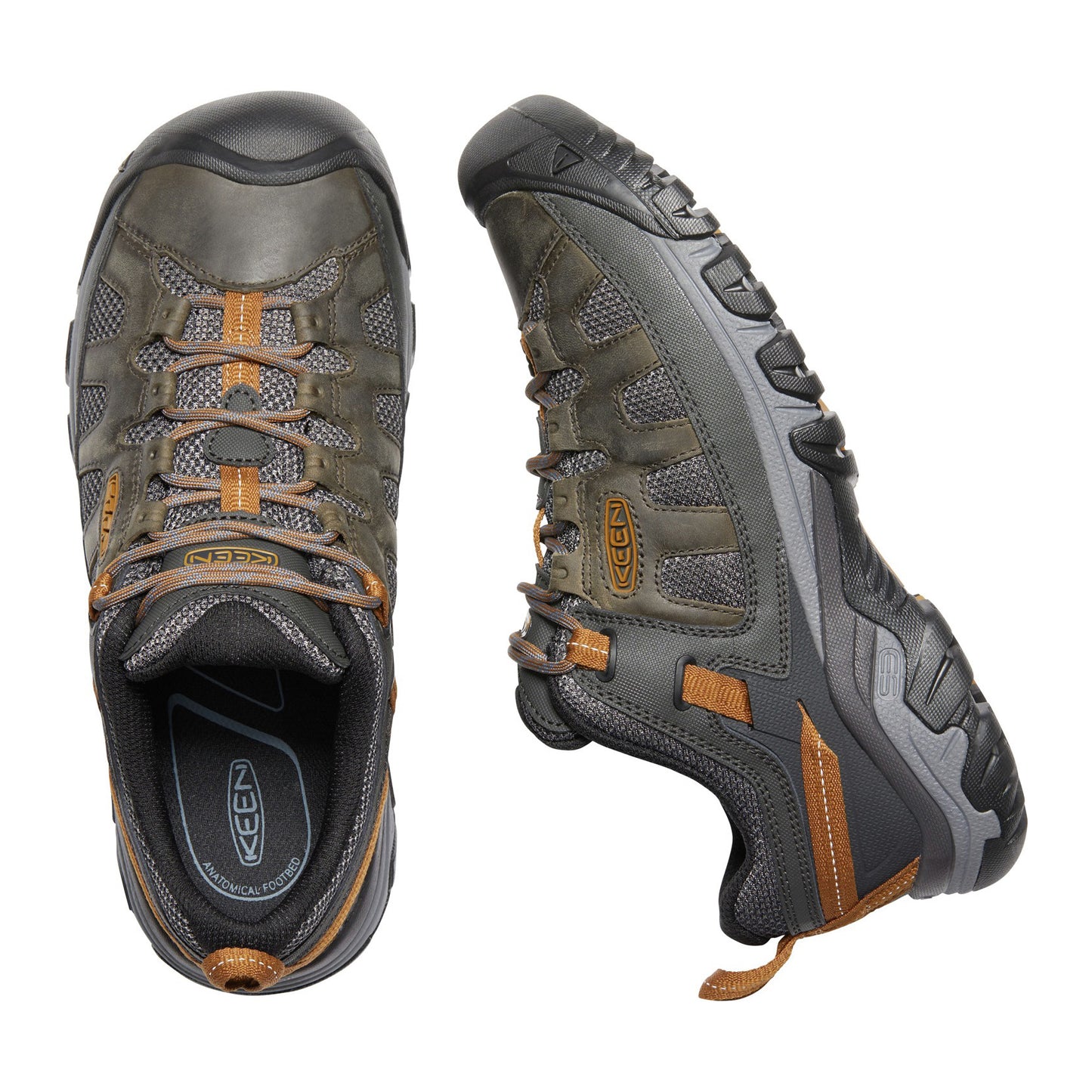 Men's Targhee Vent Trail Shoe - Raven/Bronze Brown - Regular (D)