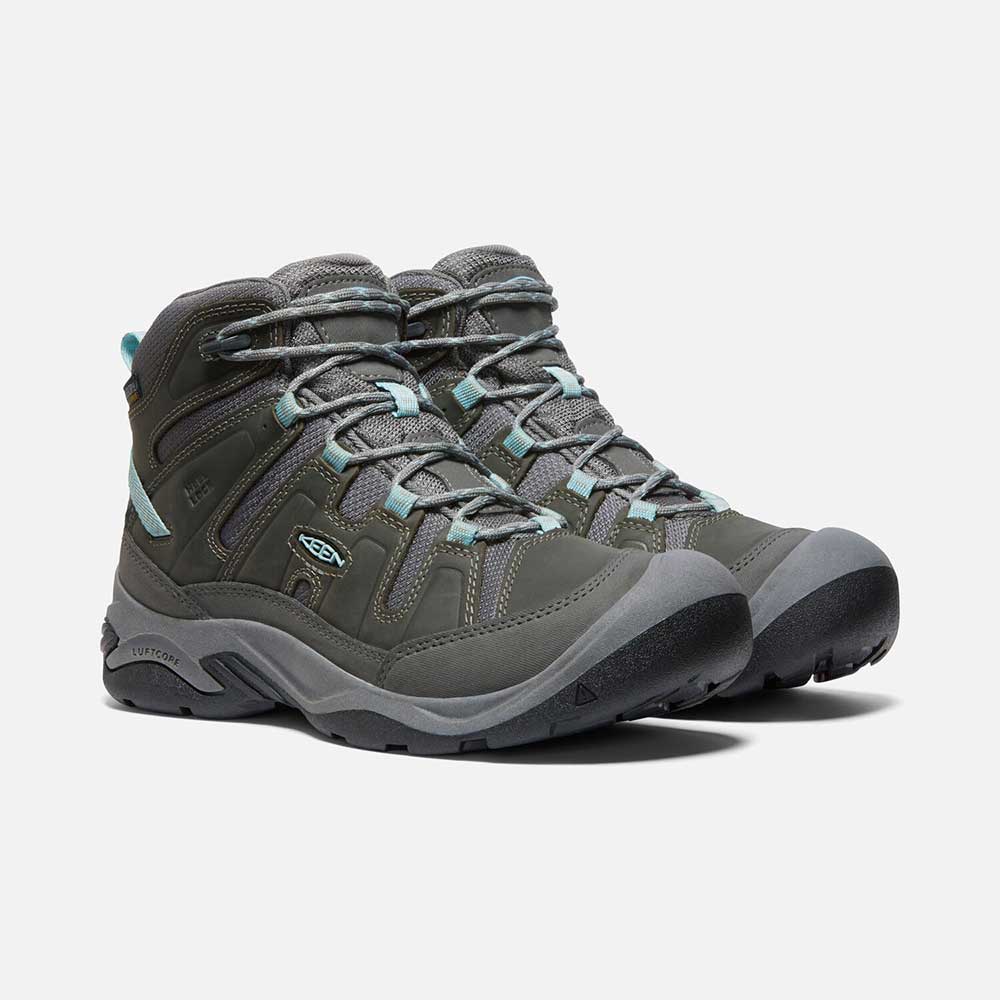 Women's Circadia Mid WP Hiking Boot - Steel Grey/Cloud Blue - Regular (B)