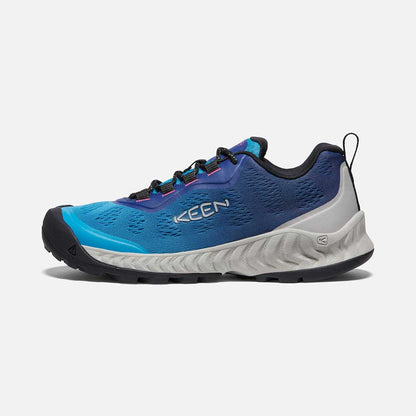 Women's NXIS Speed Hiking Shoe- Fjord Blue/Ombre- Regular (B)