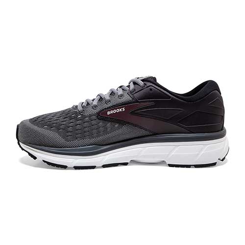 Men's Dyad 11 Running Shoe - Blackened Pearl/Alloy/Red - Regular (D)