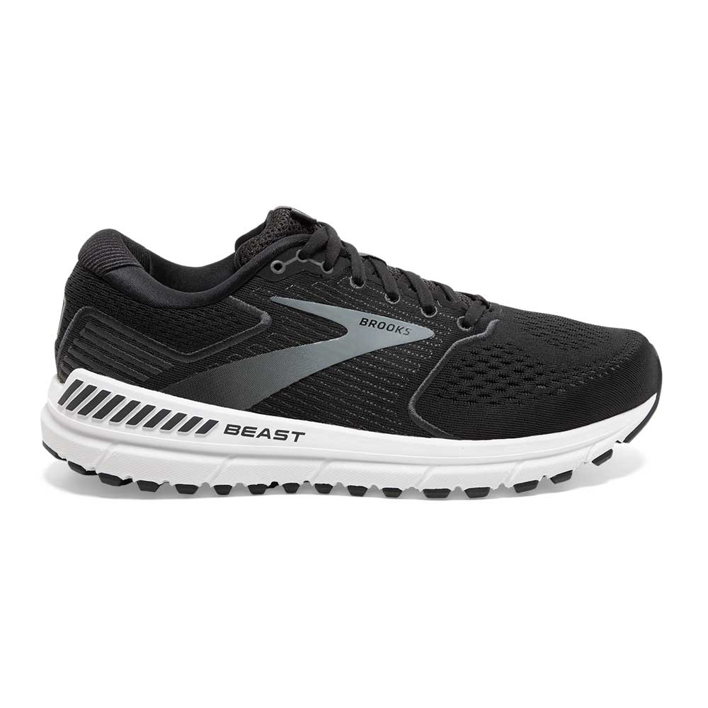 Men's Beast 20 Running Shoe- Black/Ebony/Grey- Wide (2E)