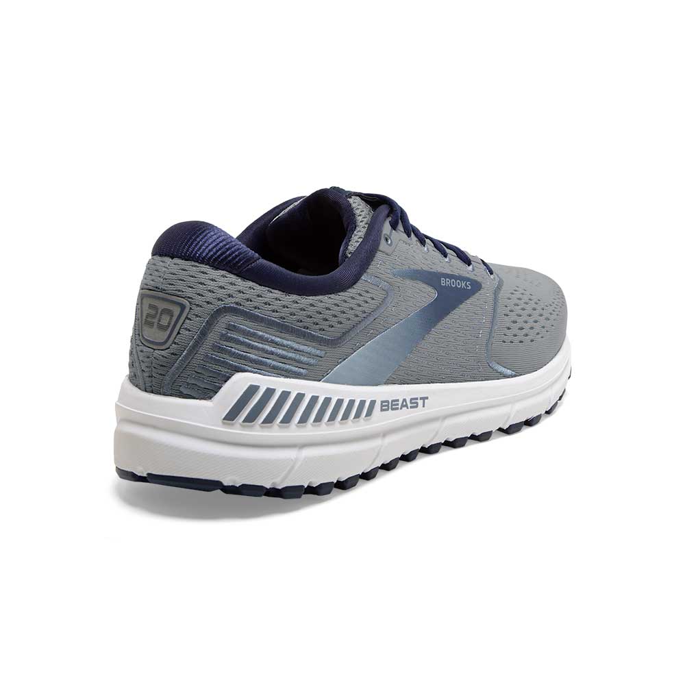 Men's Beast 20 Running Shoe- Blue/Grey/Peacoat - Extra Wide (4E)
