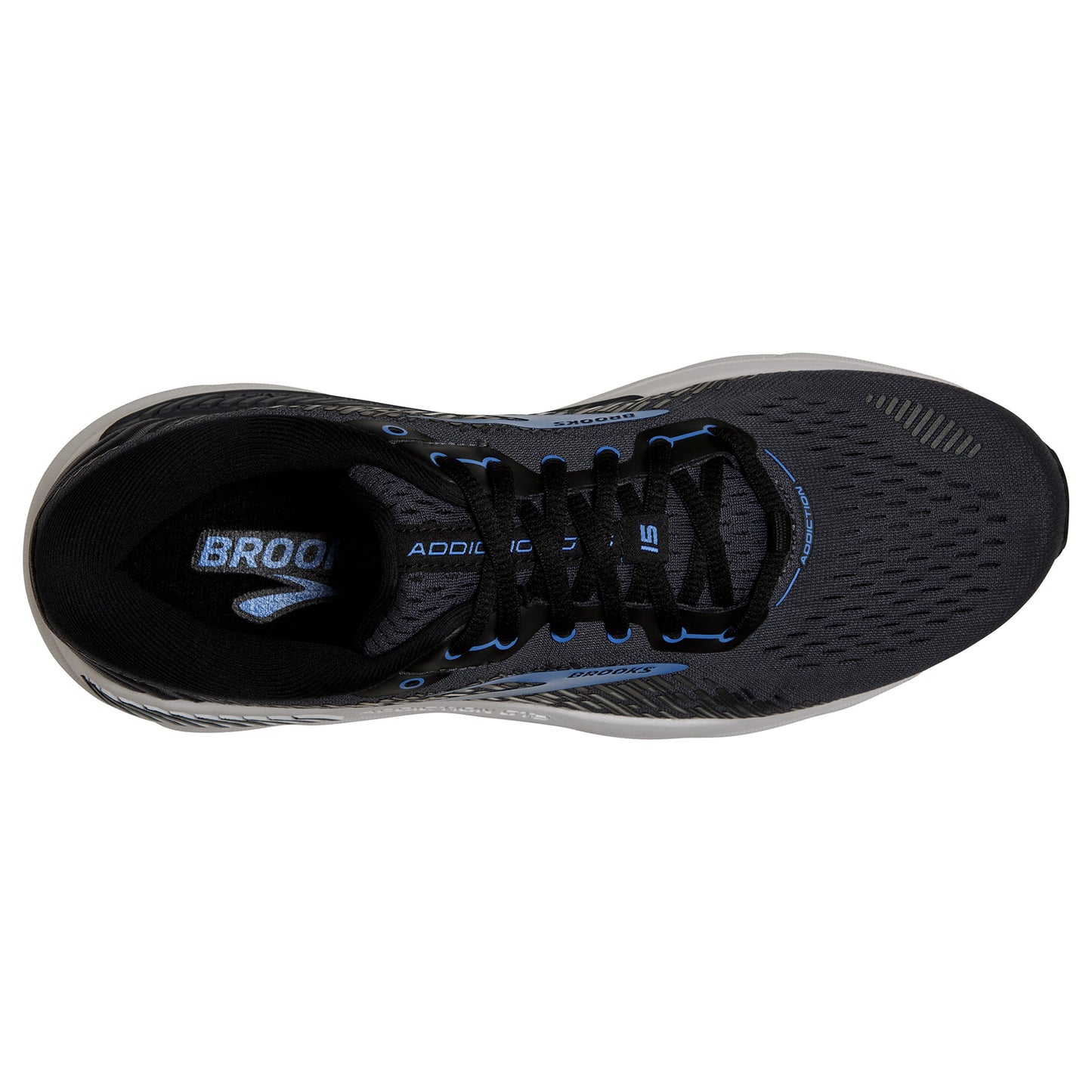 Men's Addiction GTS 15 Running Shoe  - India Ink/Black/Blue - Extra Wide (4E)