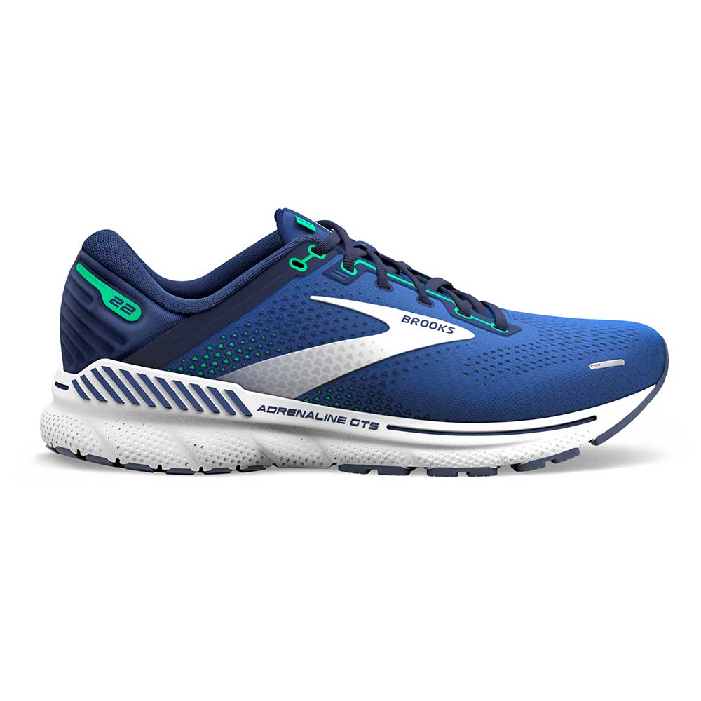 Men's Adrenaline GTS 22 Running Shoe - Surf the Web/Blue/Irish Green - Regular (D)