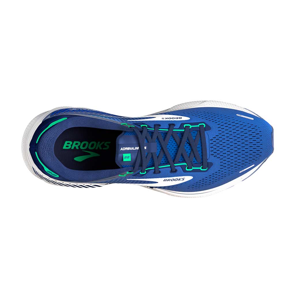 Men's Adrenaline GTS 22 Running Shoe - Surf the Web/Blue/Irish Green - Regular (D)