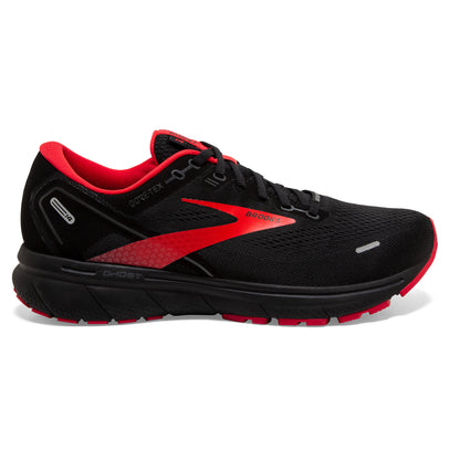 Men's Ghost 14 GoreTEX Running Shoe - Black/Blackened Pearl/High Risk Red — Regular (D)