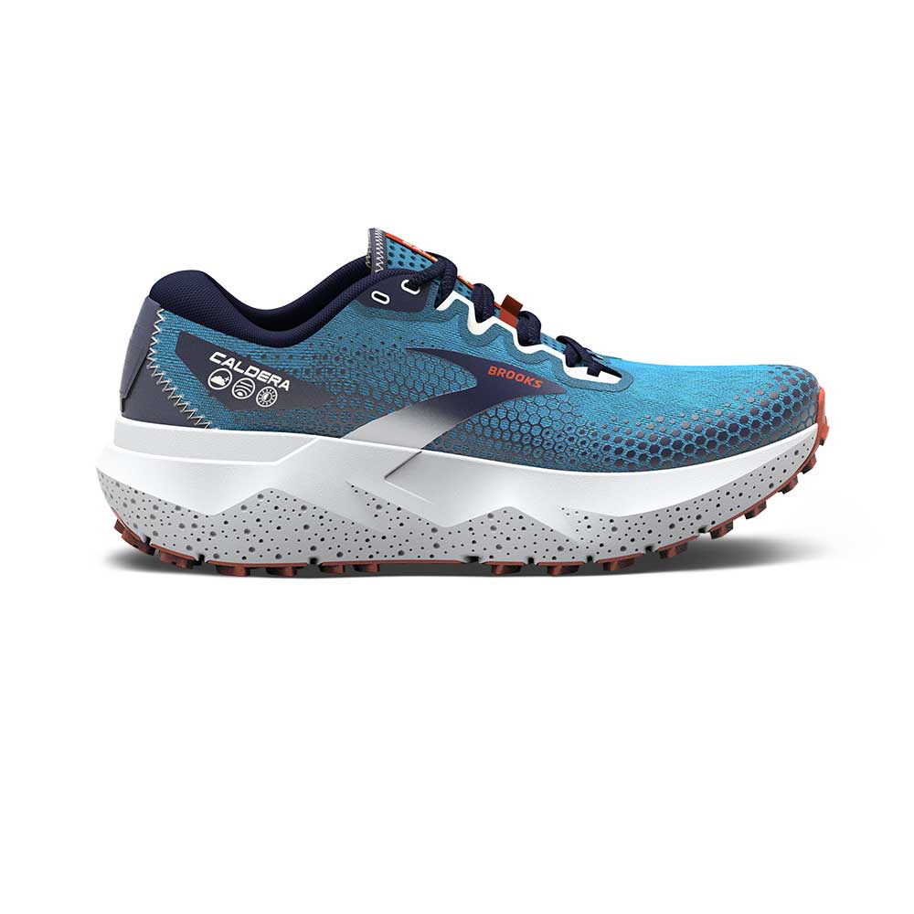 Men's Caldera 6 Trail Shoe- Peacoat/Atomic Blue/Rooibos - Regular (D)
