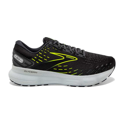 Men's Glycerin 20 Running Shoe- Ebony/White/Nightlife - Regular (D)