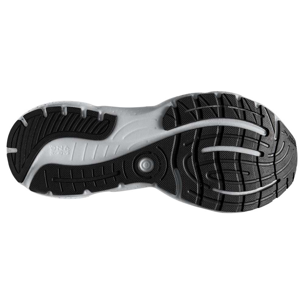 Men's Glycerin 20 Running Shoe - Black/White/Alloy - Wide (2E)