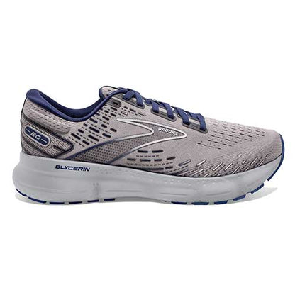 Men's Glycerin 20 Running Shoe - Alloy/Grey/Blue Depths - Regular (D)
