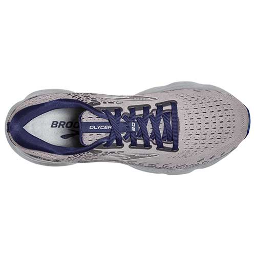 Men's Glycerin 20 Running Shoe - Alloy/Grey/Blue Depths - Regular (D)