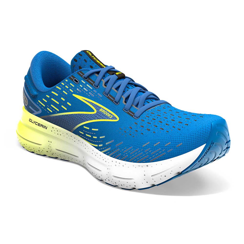 Men's Glycerin 20 Running Shoe - Blue/Nightlife/White - Regular (D)