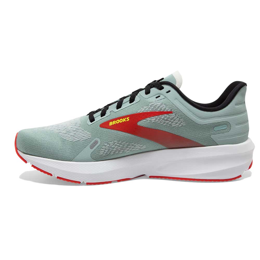 Men's Launch 9 Running Shoe- Blue Surf/Black/Cherry Tomato- Regular (D)