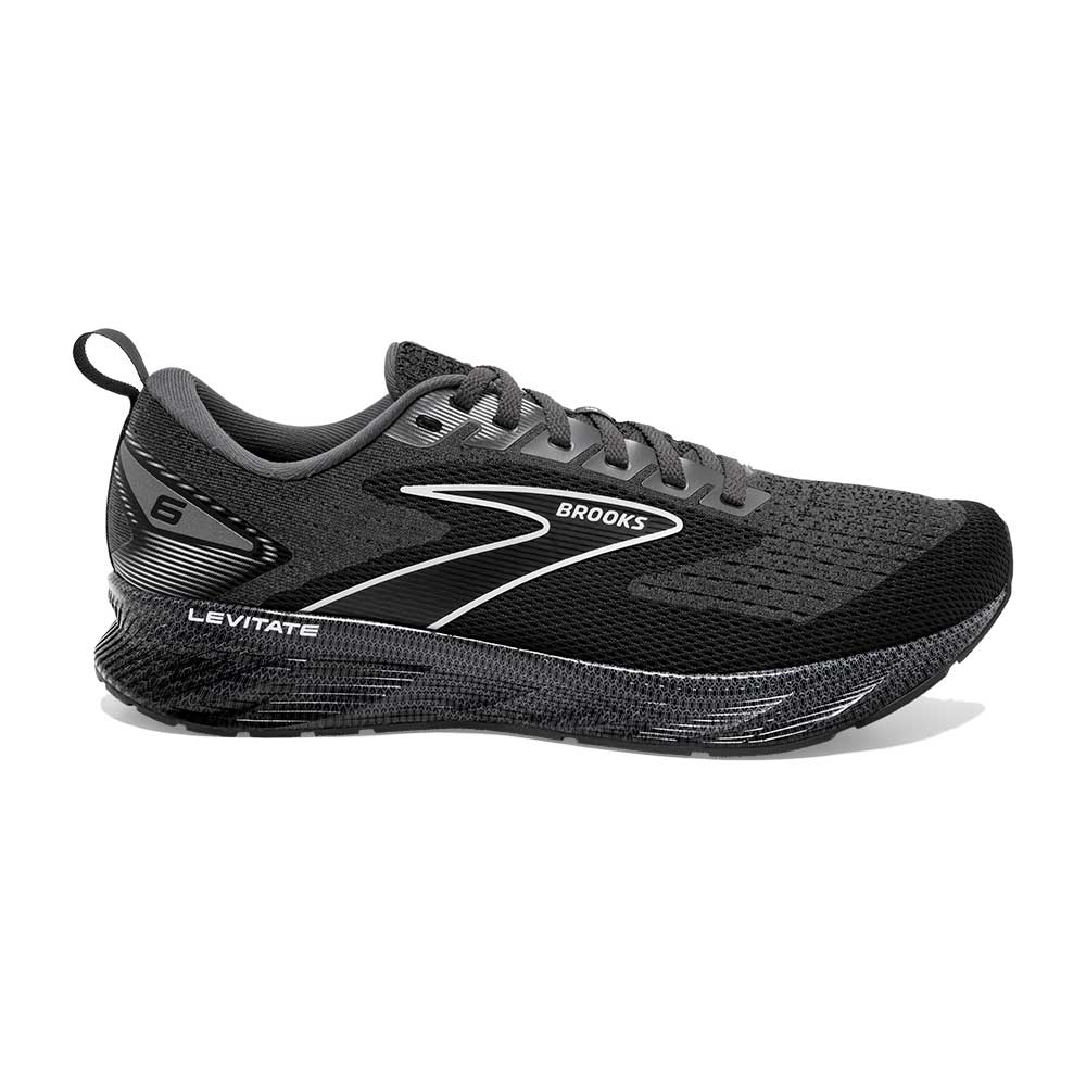 Men's Levitate 6 Running Shoe- Blackened Pearl/Ebony/White- Regular (D)