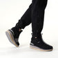 Women's KO-Z SNPR Mid Wedge Lifestyle Boot - Black/Satellite - Regular (B)