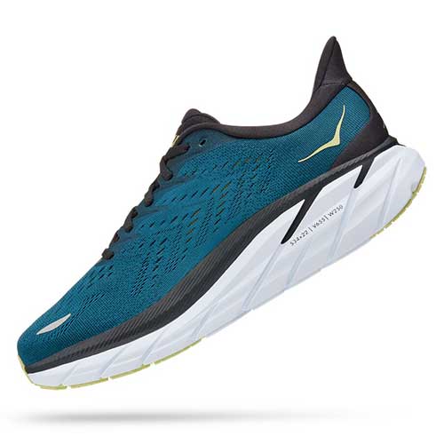 Men's Clifton 8 Running Shoe - Blue Coral/Butterfly— Regular (D)