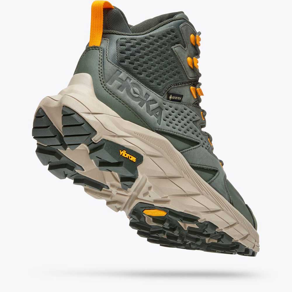 Men's Anacapa Mid GTX Hiking Boot - Thyme/Radiant Yellow - Regular (D)