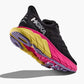 Women's Arahi 6 Running Shoe - Black/Pink Yarrow - Regular (B)
