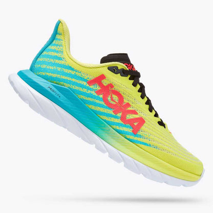 Women's Mach 5 Running Shoe -Evening Primrose/Scuba Blue - Regular (B)