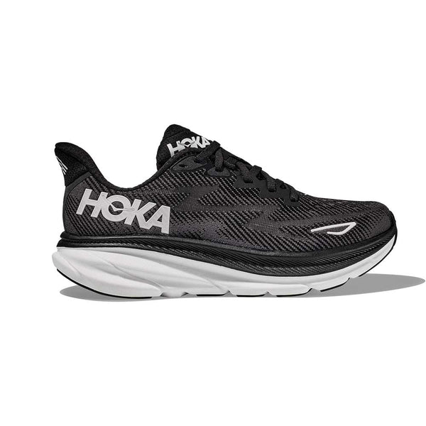 Outlet HOKA Clifton 8 Running Shoes Black White