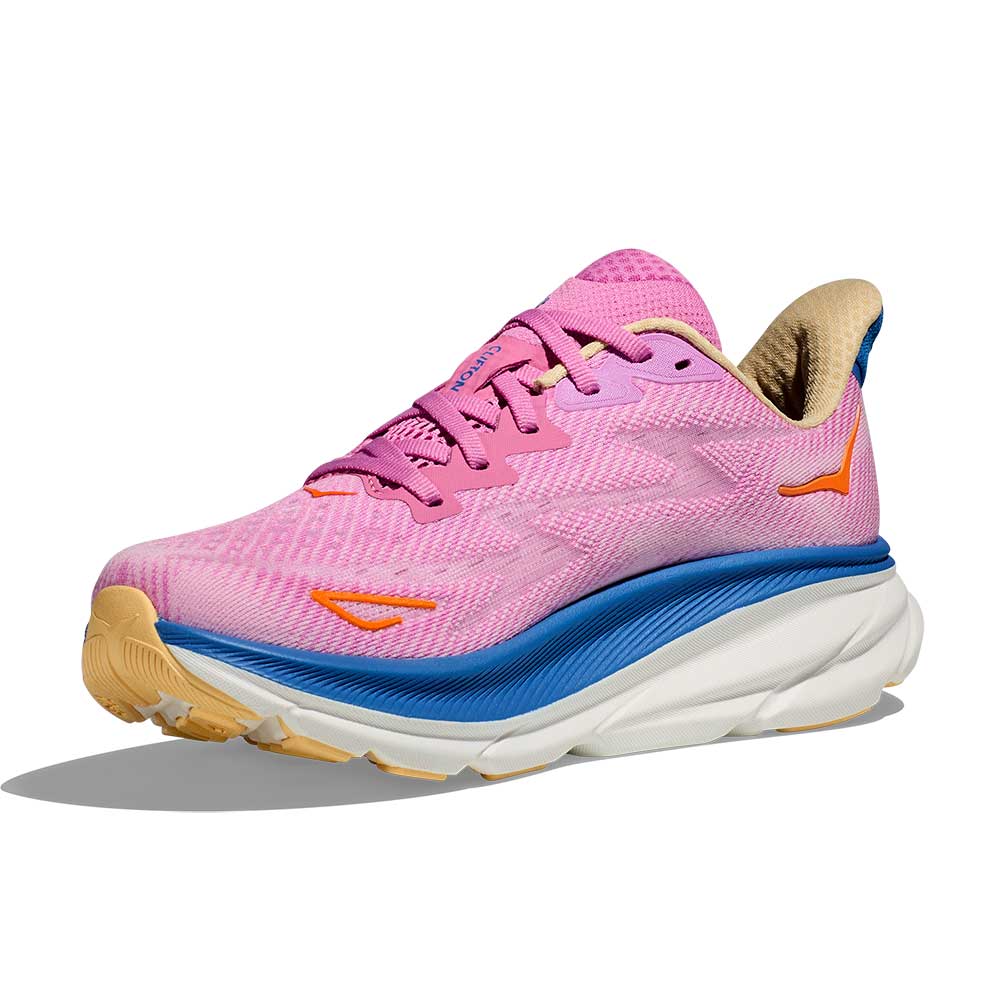 Women's Clifton 9 Running Shoe - Cyclamen/Sweet Lilac - Wide (D)