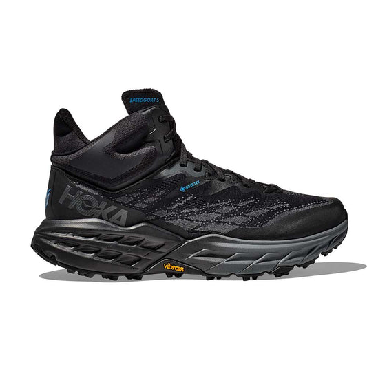 Men's Speedgoat 5 Mid GTX Trail Running Shoe - Black/Black