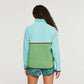 Women's Amado Fleece Pullover - Sea Glass & Kelp