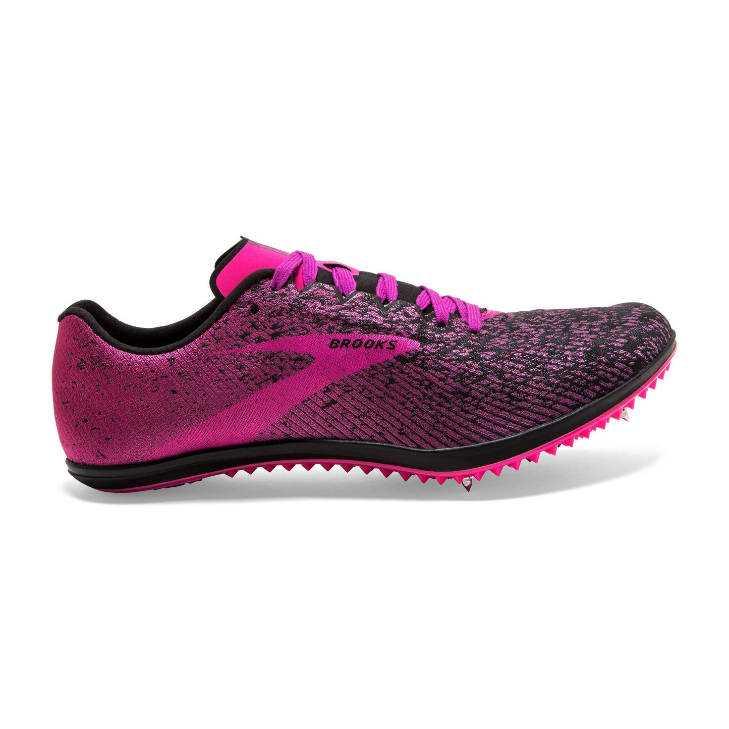 Women's Mach 19 Track Spike - Black/Hollyhock/Pink- Regular (B)