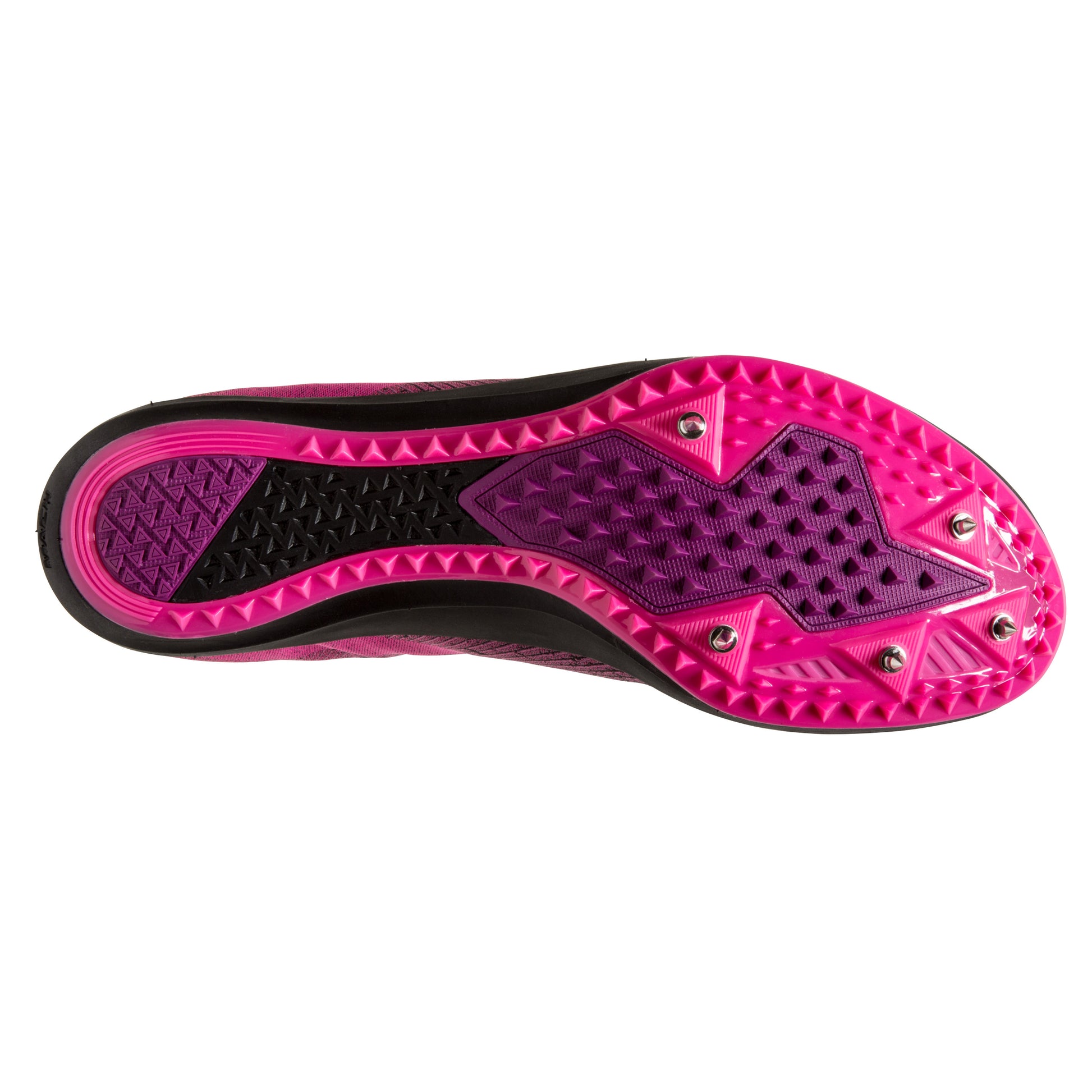 Women s Mach 19 Spike Black Hollyhock Pink Regular B