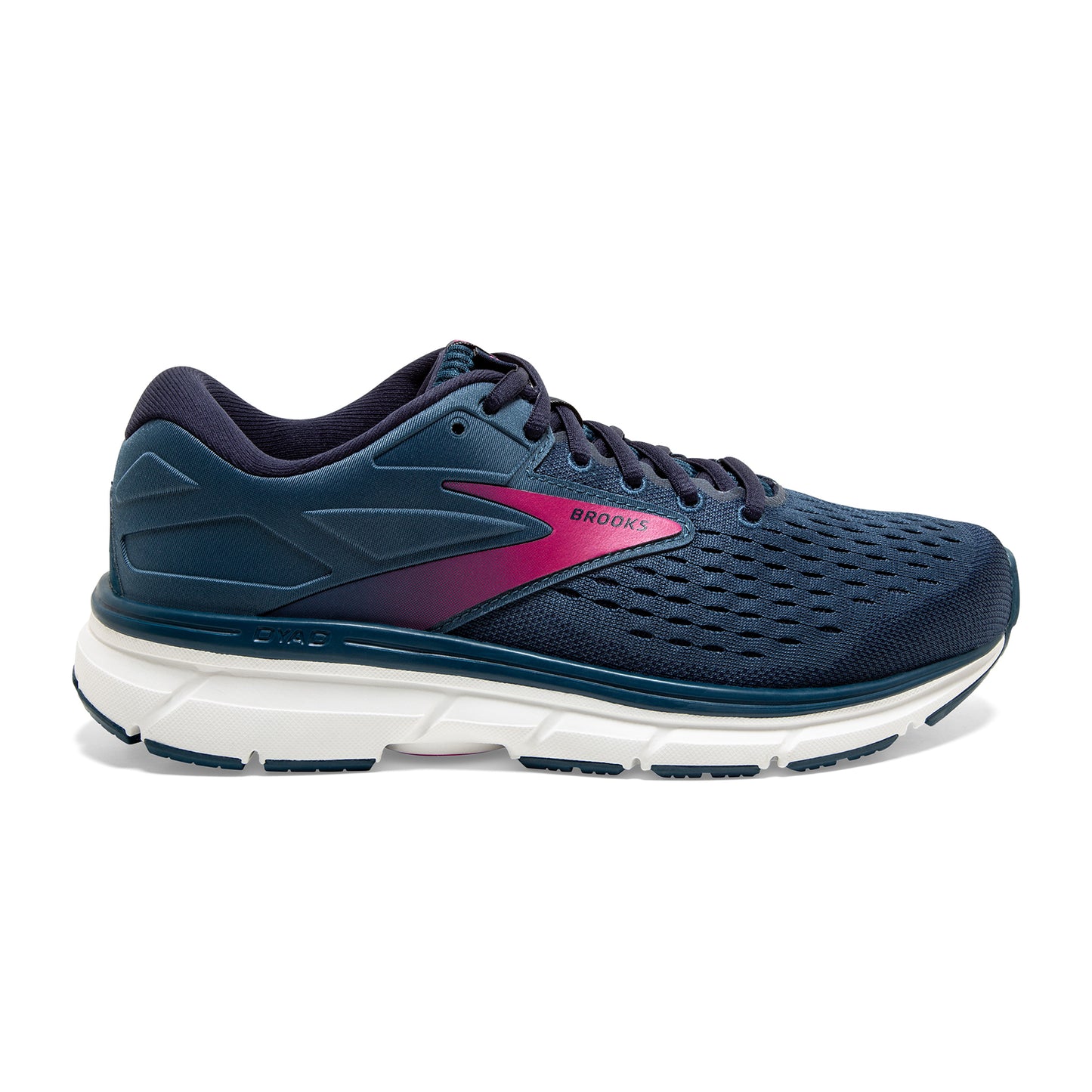 Women's Dyad 11 Running Shoe - Blue/Navy/Beetroot - Regular (B)