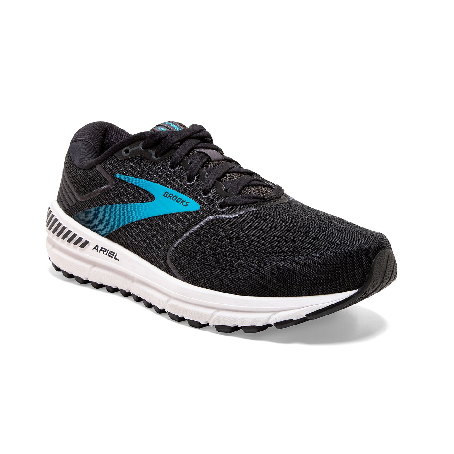 Women's Ariel 20 Running Shoe - Black/Ebony/Blue - Wide (D)