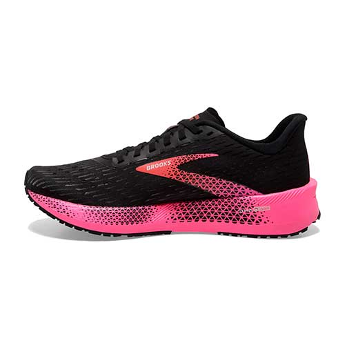Women's Hyperion Tempo Running Shoe - Black/Pink/Hot Coral- Regular (B)